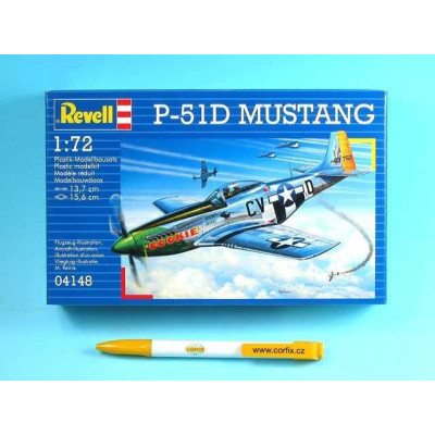 Plastic ModelKit letadlo 04148 - P-51D MUSTANG (1:72)