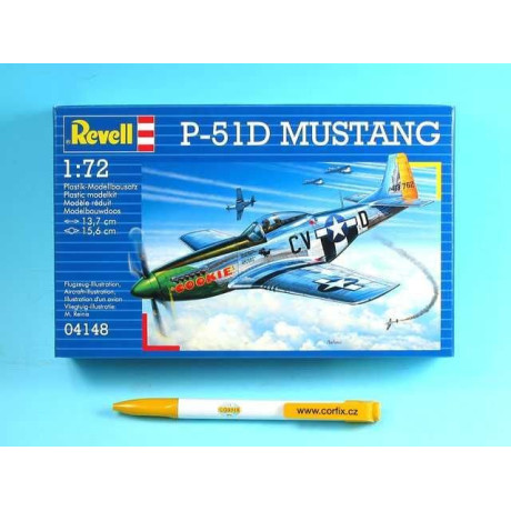 Plastic ModelKit letadlo 04148 - P-51D MUSTANG (1:72)