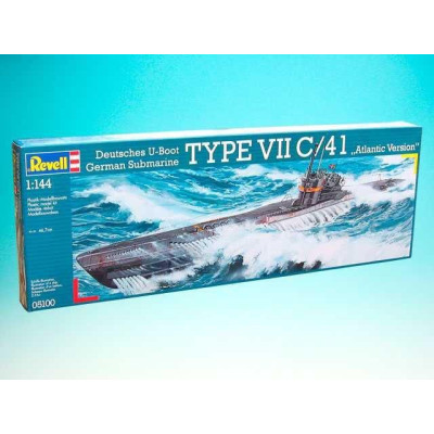 Plastic ModelKit ponorka  05100 - Submarine Type VII C/41  (1:144)