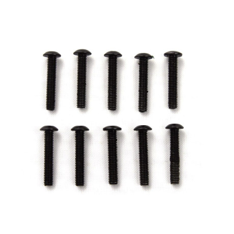 M3x16mm imbus šroub s půlkulatou hlavou, 10 ks. - S10