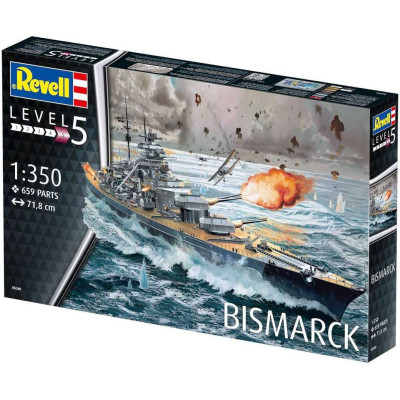 Plastic ModelKit loď  05040 - Battleship BISMARCK (1:350)