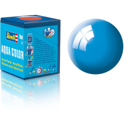 Barva Revell akrylová - 36150: lesklá světle modrá (light blue gloss)