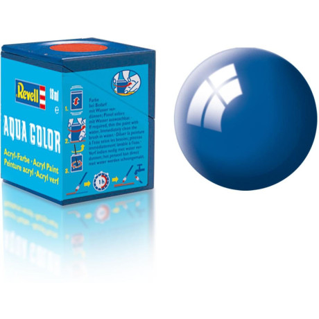 Barva Revell akrylová - 36152: lesklá modrá (blue gloss)
