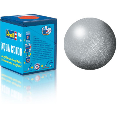 Barva Revell akrylová - 36190: metalická stříbrná (silver metallic)