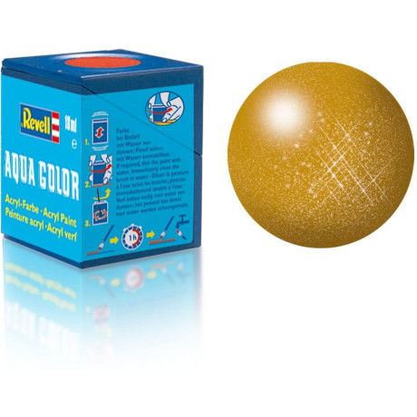 Barva Revell akrylová - 36192: metalická mosazná (brass metallic)