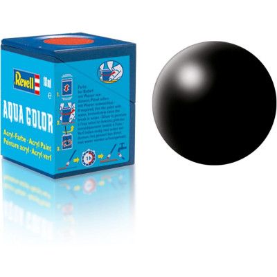 Barva Revell akrylová - 36302: hedvábná černá (black silk)