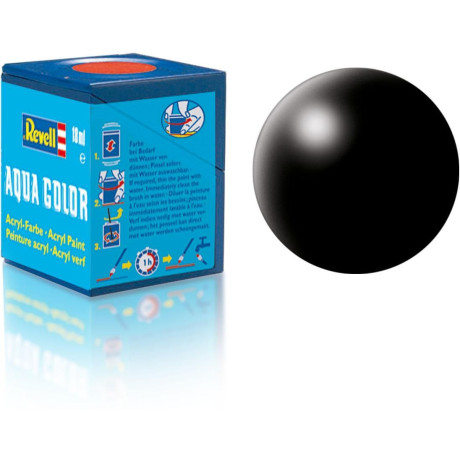 Barva Revell akrylová - 36302: hedvábná černá (black silk)