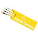 Humbrol Stipple Brush pack AG430 - sada plochých štětců (velikost 3/5/7/10)