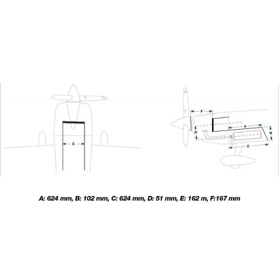 90" Extra NG 2290mm 60cc Zeleno-Bílá