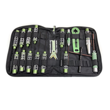 Nářadí sada včetně tašky pro 1/10 On- Road podvozky (17 ks.)