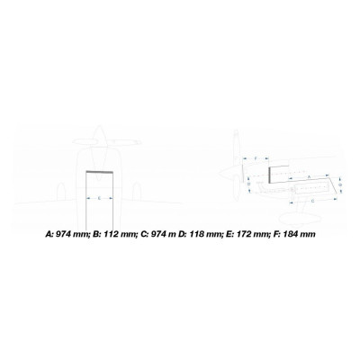 103" Extra NG 2630mm 120cc Zeleno-Černá