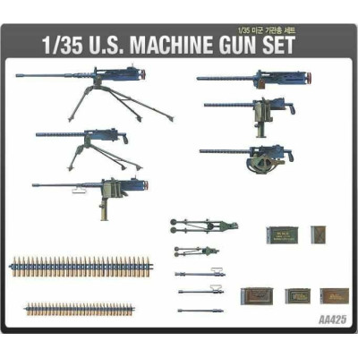 Model Kit military 13262 - US MACHINE GUN SET (1:35)