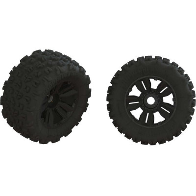 Arrma kolo s pneu dBoots Copperhead2 MT, černý disk (2)