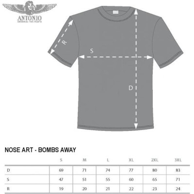 Antonio pánské tričko Bombs Away S
