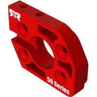 Pótalkatrész RC modellautóhoz Arrma Kraton 1:5 4WD EXtreme Bash Roller: motorágy alumínium 56-os sorozat, piros.