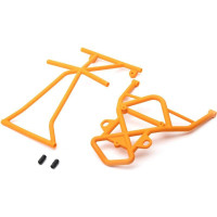 Pótalkatrész RC modell autóhoz Axial RBX10 Ryft 4WD: tető keret narancssárga.