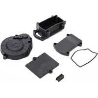 Pótalkatrész RC modellautóhoz Axial RBX10 Ryft 4WD: tartó RC felszereléshez fekete.