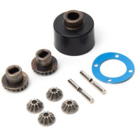 Pótalkatrész RC modell autóhoz Axial RBX10 Ryft 4WD: differenciálmű doboz, fogaskerekek.