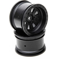 Pótalkatrész RC modell autóhoz Axial RBX10 Ryft 4WD: keréktárcsa 2.2 Raceline Monster fekete (2 db).