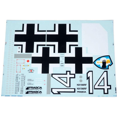 E-flite samolepky: FW 190A 1.5m