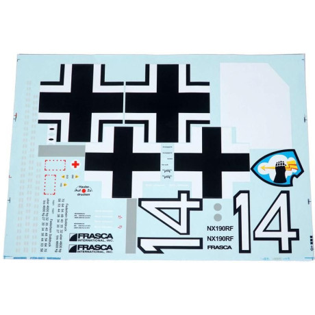 E-flite samolepky: FW 190A 1.5m