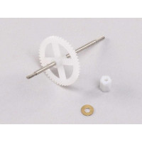 Pótalkatrész E-flite Night Vapor RC modell repülőgéphez: propeller tengely fogaskerékkel.