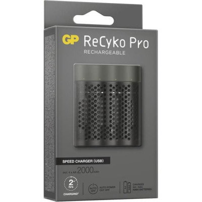 GP USB nabíječ Speed E451 + 4AA GP ReCyko Pro 2000