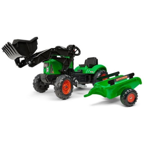 FALK - Šlapací traktor Supercharger s vlečkou