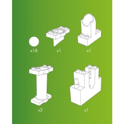 HUBELINO Kuličková dráha - rozšíření výtah 24 dílků