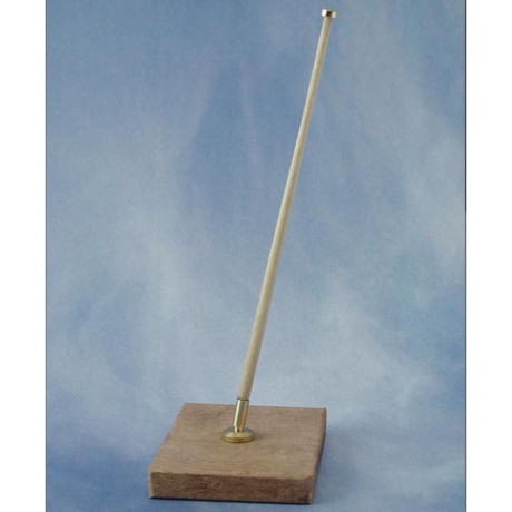 Krick Vlajkový stožár šikmý dřevo/mosaz (2)