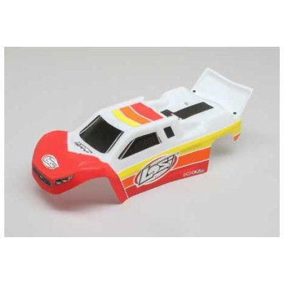 Losi karosérie červená/bílá: Mini-T 2.0 BL