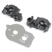 Pótalkatrész RC modell autóhoz Losi Mini-B 1:16: sebességváltó, motorágy