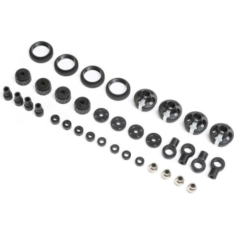 Losi plastové díly tlumiče, kuličky (4): LMT