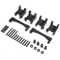 Pótalkatrész RC modellautóhoz LOSI LMT Monster Truck: lengéscsillapító tartó felső (4 db).