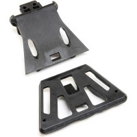 Pótalkatrész RC modell autóhoz Losi Super Baja Rey 2.0 1:6 4WD: első síléc, rugóstag rugóstag.