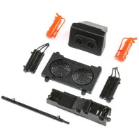 Pótalkatrész Losi Super Baja Rey 2.0 1:6 4WD RC modellautóhoz: tartozék ketrec készlet.