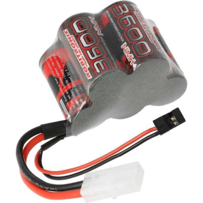 Robitronic NiMH baterie 6.0V 3600mAh kostka RX