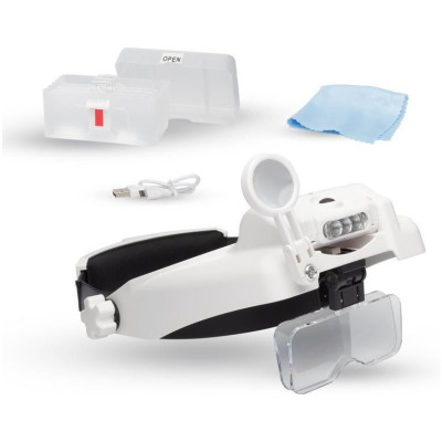 Lightcraft zvětšovací brýle Professional s LED osvětlením (set)