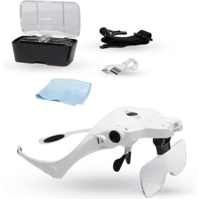 Lightcraft zvětšovací brýle s LED osvětlením (set)