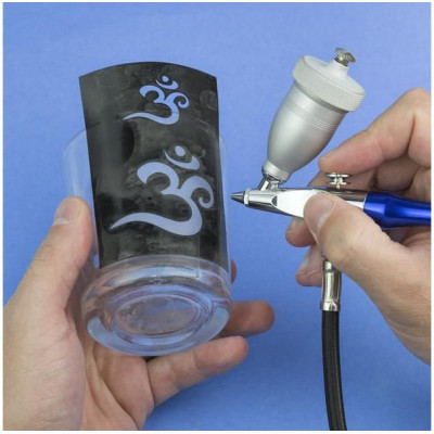 Spraycraft pískovací pistole s korundovým abrazivem (sada)