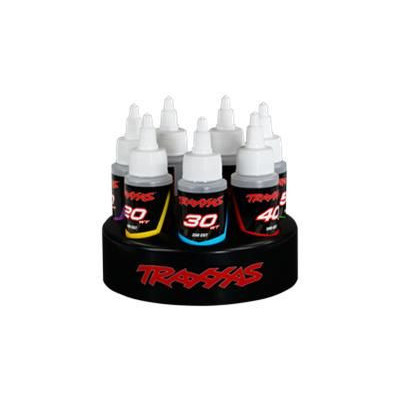 Traxxas sada silikonových olejů (7x 60ml) s otočným stojanem
