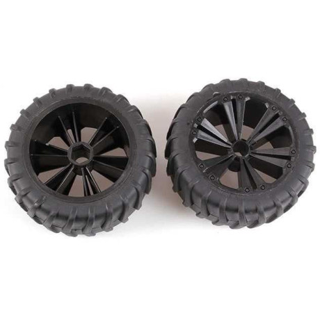 REVELL - REVELLUTIONS (47036) - Set 2x Wheel for Monster, black