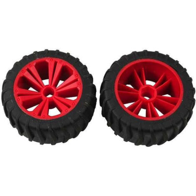 REVELL - REVELLUTIONS (47208) - Set 2x Wheel for Monster, red