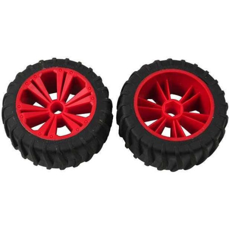 REVELL - REVELLUTIONS (47208) - Set 2x Wheel for Monster, red