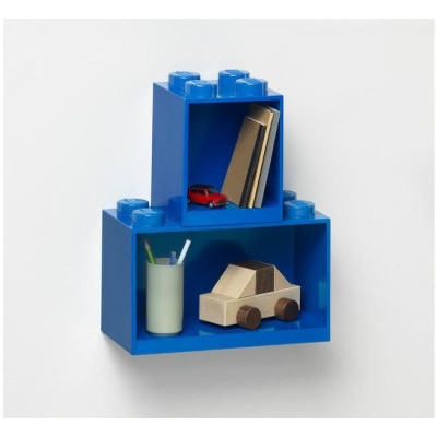 LEGO Brick závěsné police šedé, set 2ks