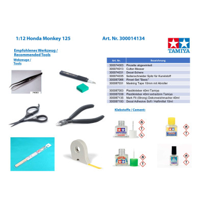 Tamiya 1/12 Honda Monkey 125