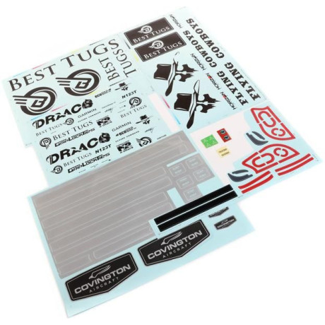 E-flite samolepky: Draco 2.0m