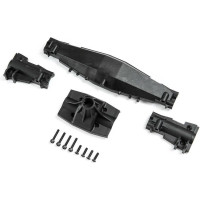 Pótalkatrész RC modellhez Losi LMT Monster Truck 1:8 4WD: a tengely rögzítésének középső része.