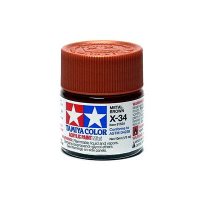 Tamiya Color X-34 Metallic Brown gloss 10ml