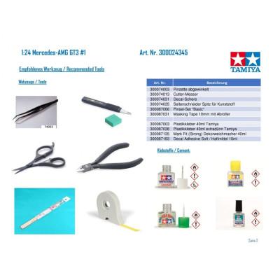 Tamiya 1:24 Mercedes-AMG GT3